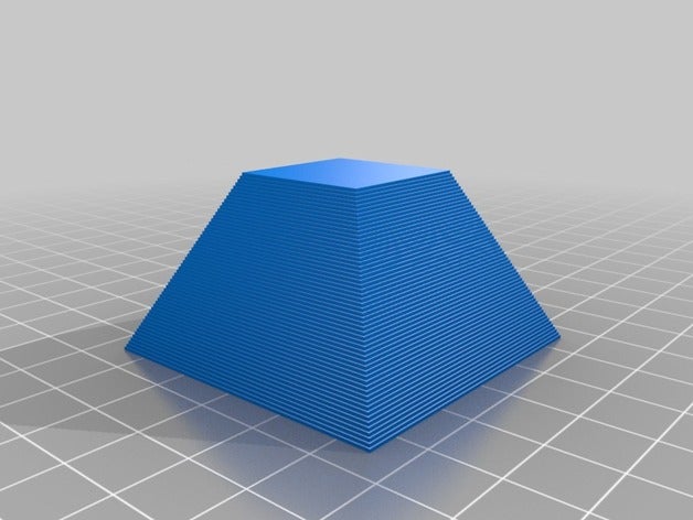 la mitad de pirámide acabado en 3d pluma otros slash 3D print model - Mito3D