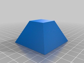 la mitad de pirámide acabado en 3d pluma otros slash 3d print model - Mito3D