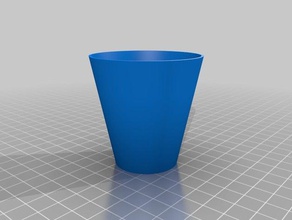 küçük saksı büyümek açık bahçe 3d print model - Mito3D