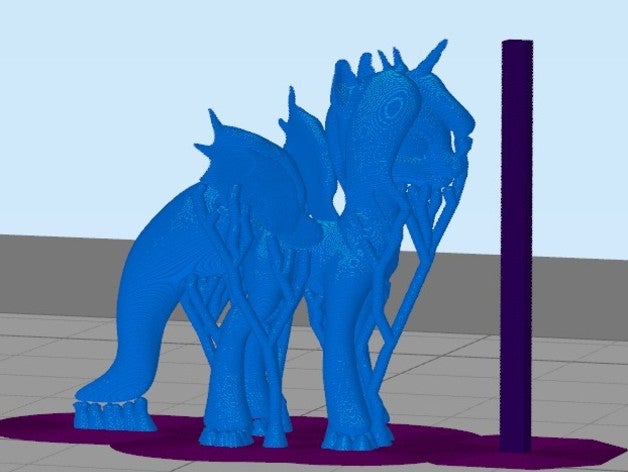baumartigen break-away unterstützt - Spielzeug Spiel Zubehör 3D print model - Mito3D