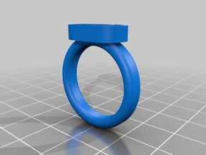 cg ring rings customized 3d print model - Mito3D