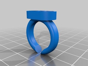 kk ring rings customized 3d print model - Mito3D