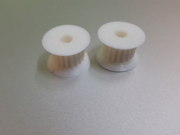 gt2 2mm passo 6mm 20 denti 4mm supporto motore 3d la stampante accessori personalizzato 3D print model - Mito3D