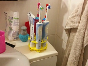 cepillo de dientes eléctrico la tornamesa cuarto baño 3d print model - Mito3D