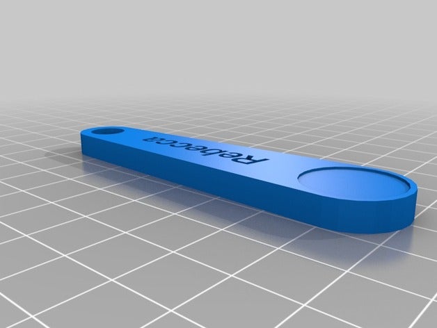 my customized custom keychain proto buildbar logo keychains 3D print model - Mito3D