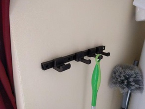 closet hooks organization wall hook 3d print model - Mito3D