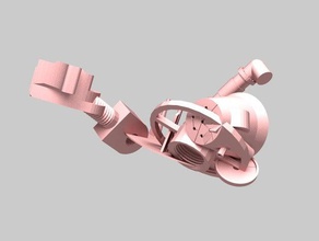 rótulo personalizado a arte boolean o comandante mecânico união 3d print model - Mito3D
