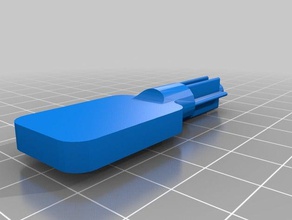pollux key replacement parts 3d print model - Mito3D