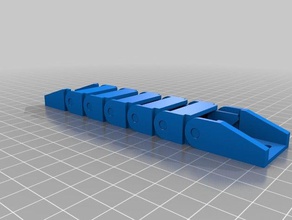 my customized drag chain mounts diy 3d print model - Mito3D