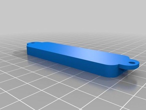 aim mychron 5 battery blank plate automotive 3d print model - Mito3D