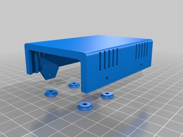 solaire box-coquille supérieure de l'électronique personnalisé 3D print model - Mito3D