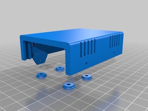 solar box-top shell electronics customized 3d print model - Mito3D