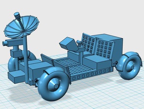 rover lunar veículos apollo nave espacial 3d print model - Mito3D
