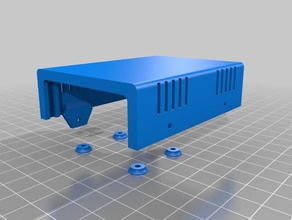 solaire haut de la boîte l'électronique personnalisé 3d print model - Mito3D