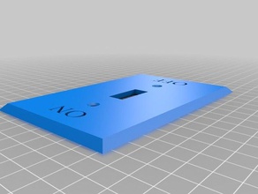 Licht-Schalter-Platte - Ersatz Teile home lightswitch-Abdeckung 3d print model - Mito3D