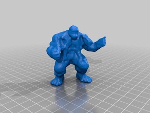 incrível hulk (m&f brinquedos jogos figura de ação importa formulário 3d print model - Mito3D