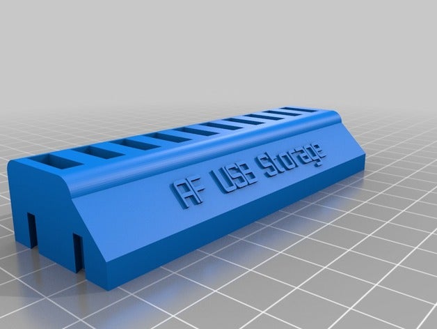 af del dispositivo de almacenamiento usb organización personalizado 3D print model - Mito3D