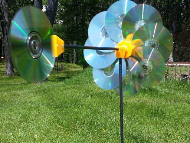 another yard windmill spinner outdoor garden 3D print model - Mito3D
