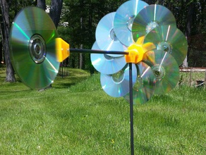 başka bir yard spinner fırıldak açık bahçe 3d print model - Mito3D