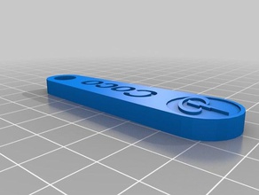 personnalisé keychain proto buildbar logo porte-clés 3d print model - Mito3D