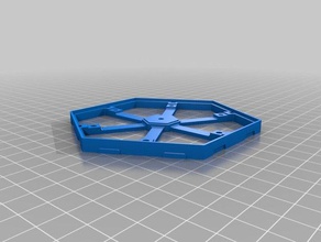 eclipse hex-Magnete, Metallplatte Suchende Spiele 3d print model - Mito3D