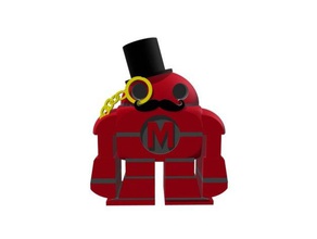 makerfaire robô como sir brinquedos jogos engraçado cavalheiro san mateo 3d print model - Mito3D