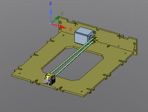y-axis belt tensioneridler 3d printer parts 3d print model - Mito3D