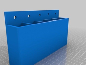 il mio personalizzato parametrico appendere la scatola di stoccaggio strumento i titolari scatole 3d print model - Mito3D