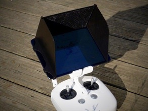 ipad mini hoodvisorshade tablet dji phantom 3 sole visiera parasole 3d print model - Mito3D