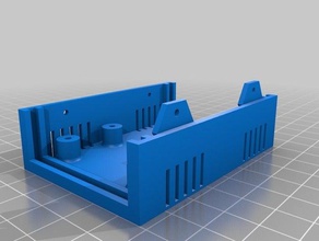 solar wifi box bottom electronics customized 3d print model - Mito3D