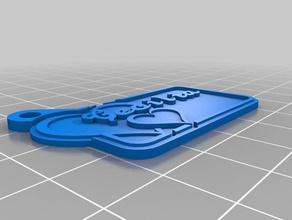 cecilia i portachiavi personalizzato 3d print model - Mito3D