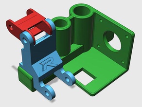 robo 3d r1 de la polea del cable cadena montaje impresora partes 3d print model - Mito3D