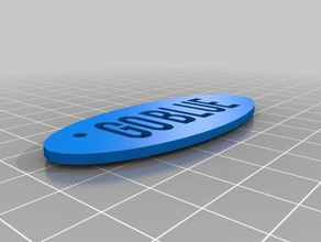 michigan keychain 3d printing 3d print model - Mito3D