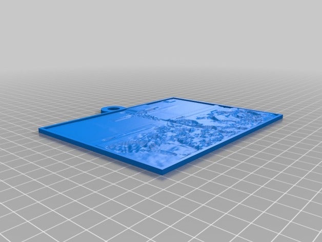 lithopane iha Bakanlığı 2d sanat özelleştirilmiş 3D print model - Mito3D