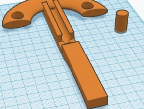 Armbrust Spielzeug test 1 Spiel Zubehör 3d print model - Mito3D