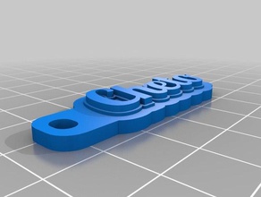 cheto keychains customized 3d print model - Mito3D