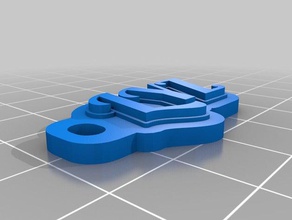 lyz keychains customized 3d print model - Mito3D