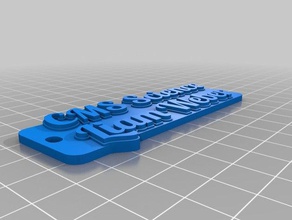 liam keychains customized 3d print model - Mito3D