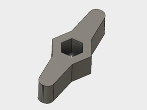 m8 hexagonal de la hélice apriete herramienta diy 3d print model - Mito3D