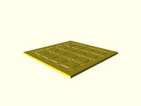 tak hermoso tablero de juego puzzles tac 3d print model - Mito3D
