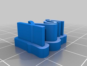 my customized 3d name plate kai sculptures 3d print model - Mito3D