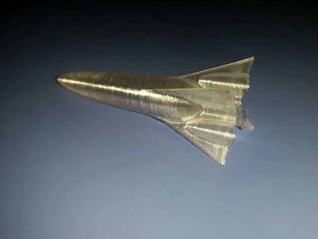 fusée razzo vaisseau spatial des véhicules la couche de compatibilité jeu monocouche une seule seul dessin ligne à paroi unique vitesse jouets 3D print model - Mito3D