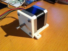nema 17 mounting bracket electronics 3d print model - Mito3D