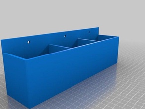 mon paramétrique personnalisé suspendue boîte de rangement outil les titulaires boîtes 3d print model - Mito3D