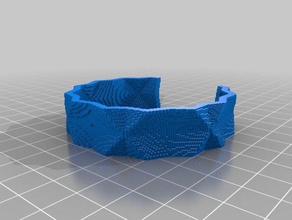open bracelet other 3d slash 3d print model - Mito3D