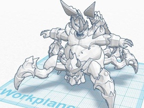 azmodan heroes storm creatures 3d print model - Mito3D