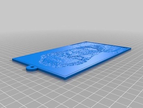 vicente bom 2d a arte personalizado 3d print model - Mito3D