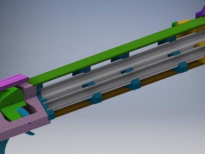 pvc crossbow destekledi spor açık havada silah 3d print model - Mito3D