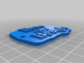 erin go bragh keychains customized 3d print model - Mito3D