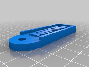 o meu crachá nikki pulseira de identificação os acessórios loldev nametags 3d print model - Mito3D